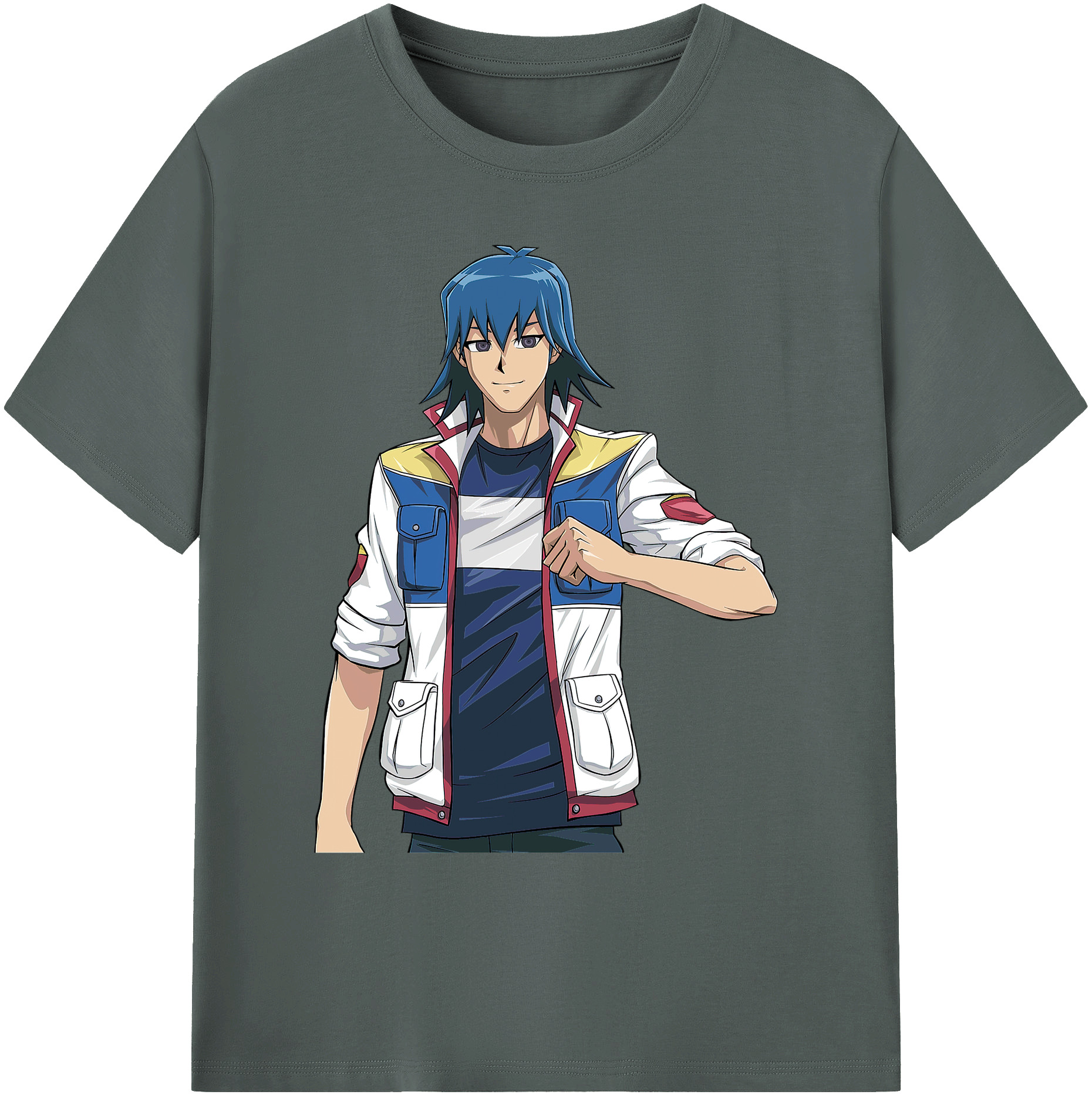 （画像用） 遊☆戯☆王 Yu-Gi-Oh! 綿100％ メンズ半袖Tシャツ｜肌触りやわらか＆通気性